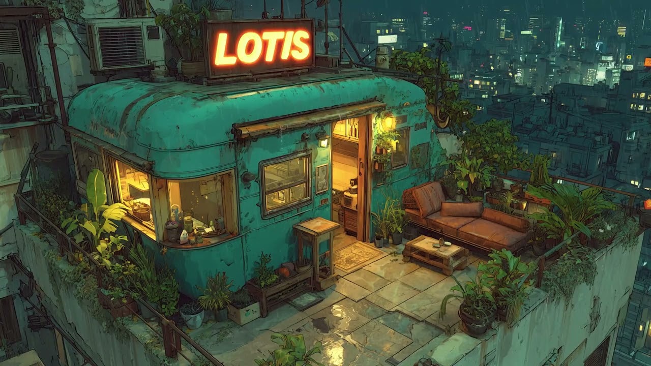 Brightness of City ⛈️ | Light / Cyberpunk / Lofi / Music 🌦️ Mistshift | Lofi Aura Tones