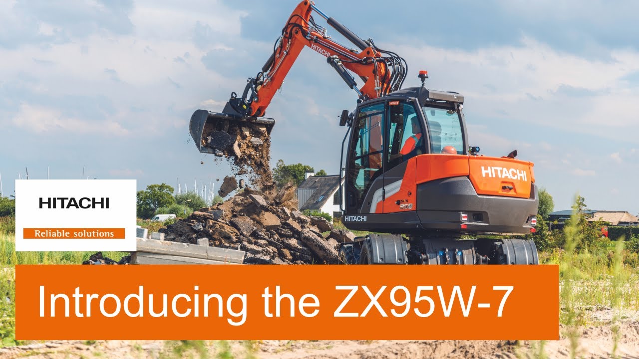 Introducing the ZX95W-7 Wheeled excavator