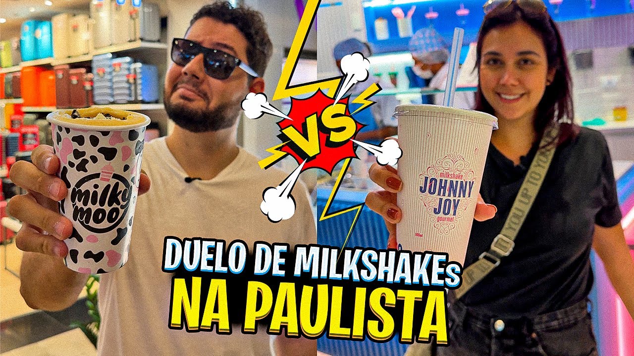 Qual é o melhor MILKSHAKE de São Paulo? - 🐄 Milky Moo VS 🥤Johnny Joy