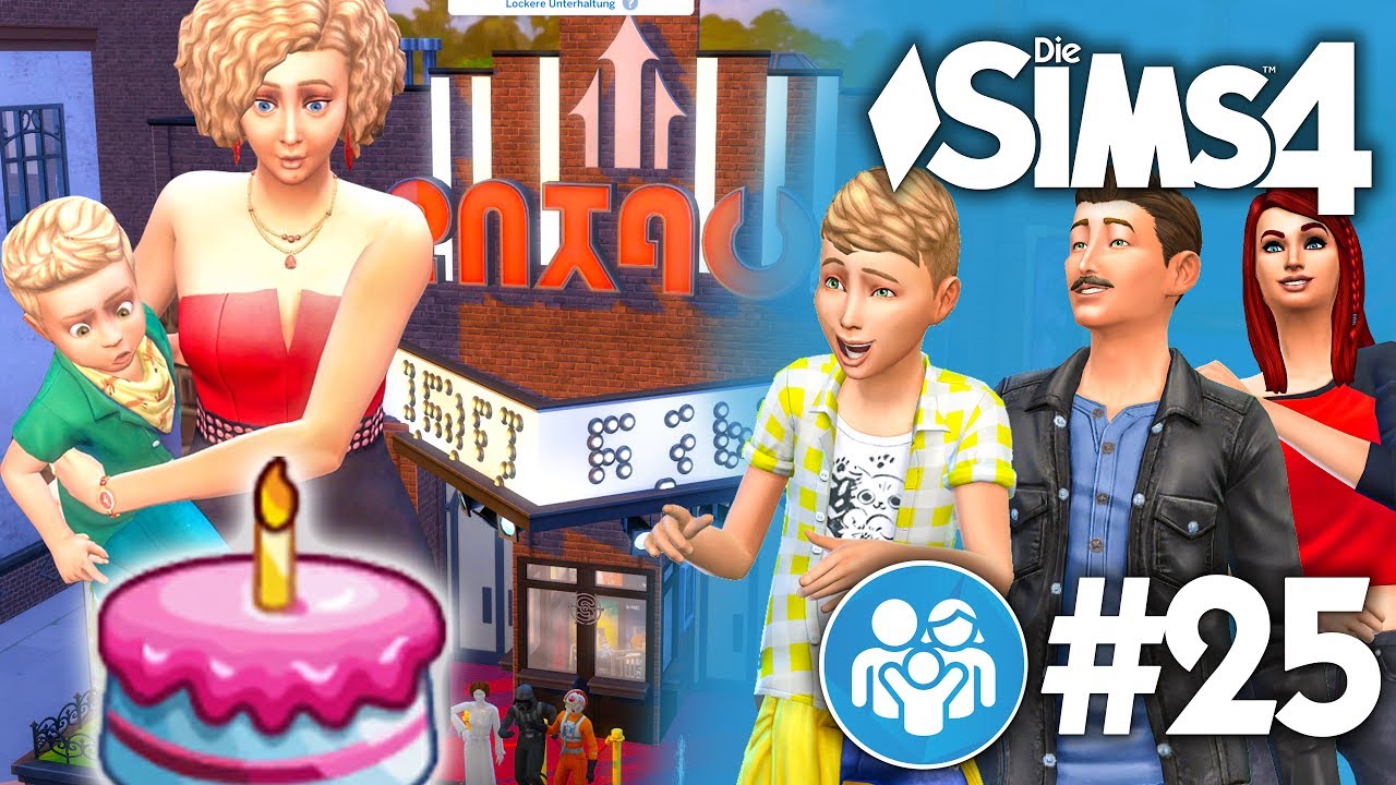 Kindergeburtstag im Kino | Let's Play Die Sims 4 Elternfreuden #25 (deutsch)