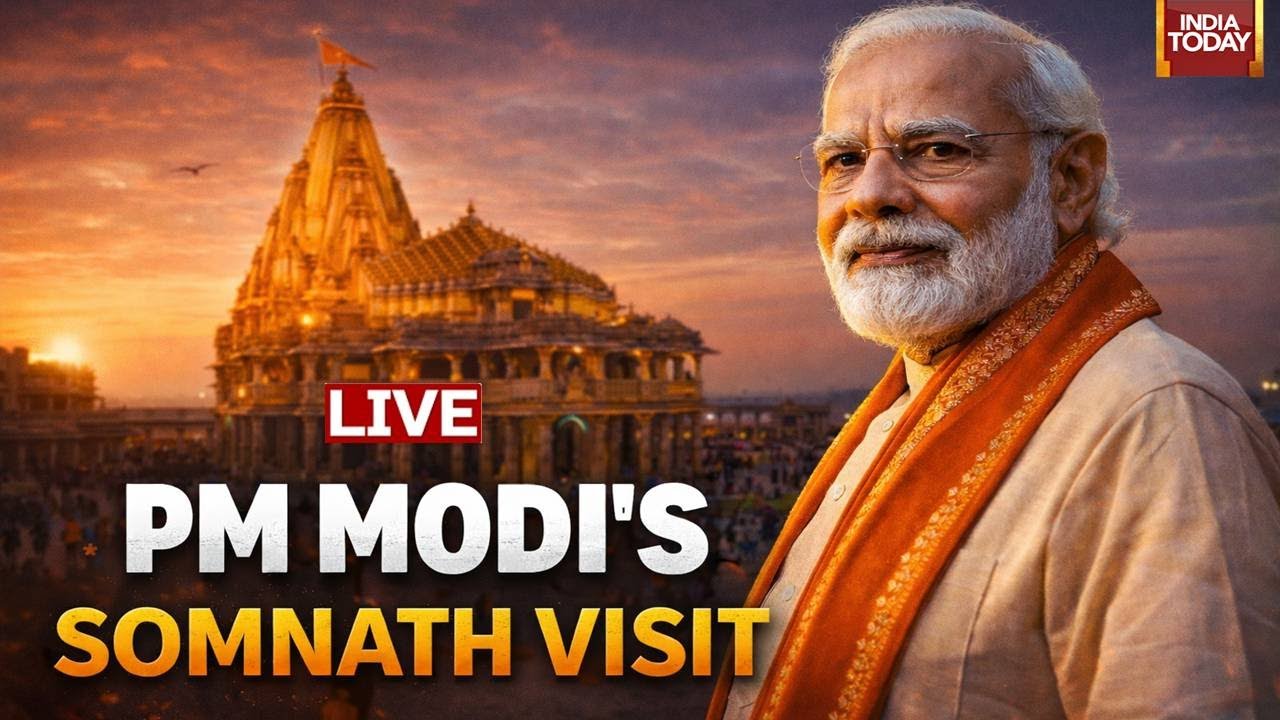 PM Modi's Somnath Visit LIVE Updates | PM Modi To Attend Somnath Swabhiman Parv | India Today