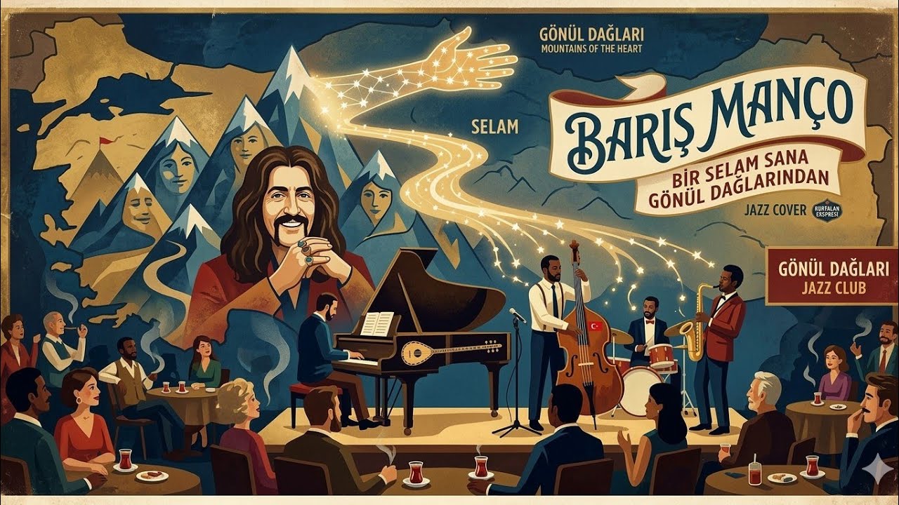 Barış Manço - Bir Selam Sana Gönül Dağlarından (Instrumental Cozy Jazz Cover) 