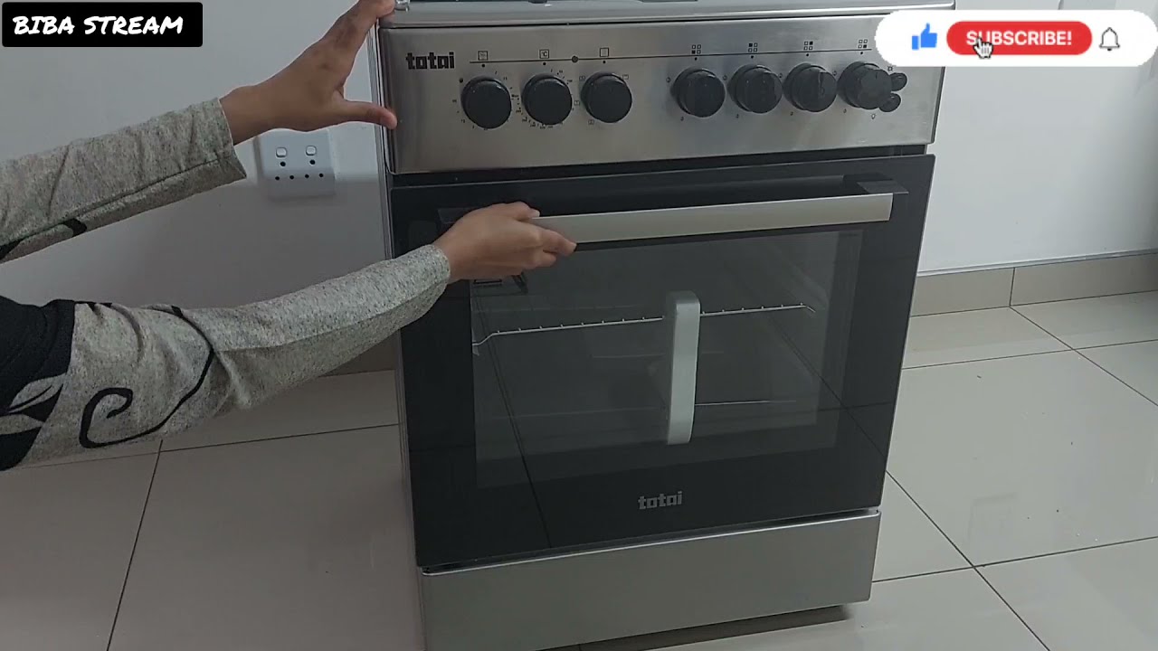 Totai Gas stove |Electric Oven | 4 plates | T700e | Biba Stream