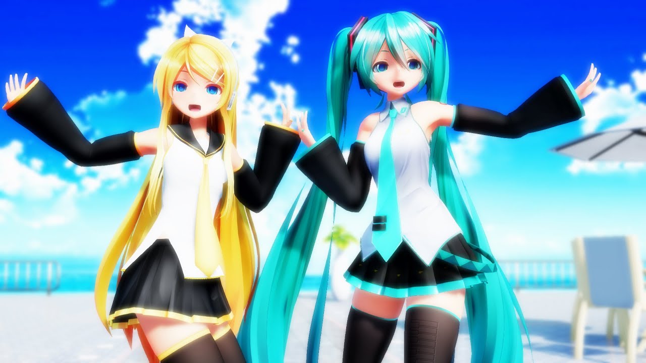【MMD】Promise  青空ver.  UHD【む～ぶ式ミク・大人リン】