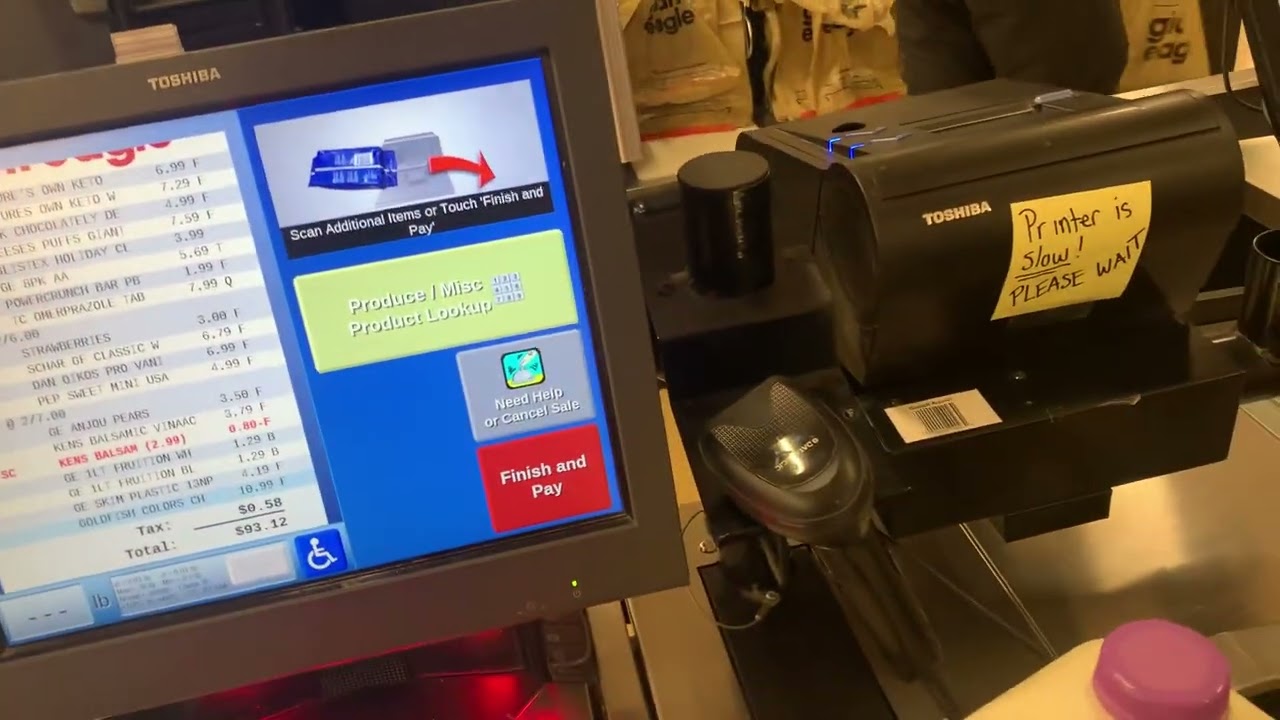 Giant Eagle self checkout