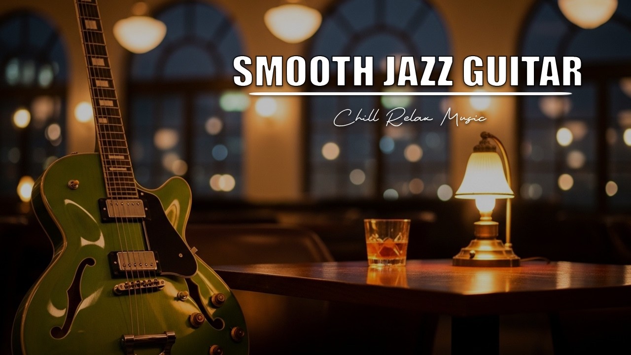 Smooth Jazz Guitar Music - Luxury Cafe Vibes • Relaxing Guitar Music for Cafe, Study & Work