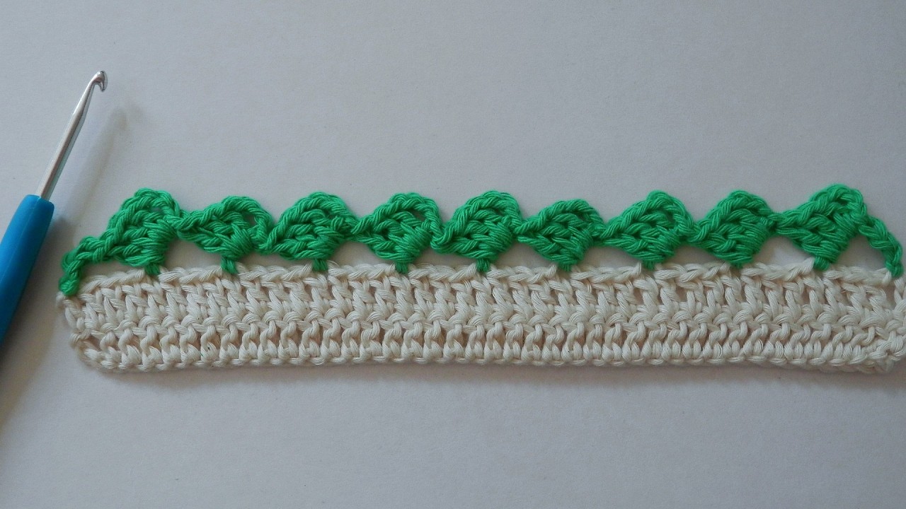 Borde Crochet #5 - Crochet Edging ENGLISH SUB