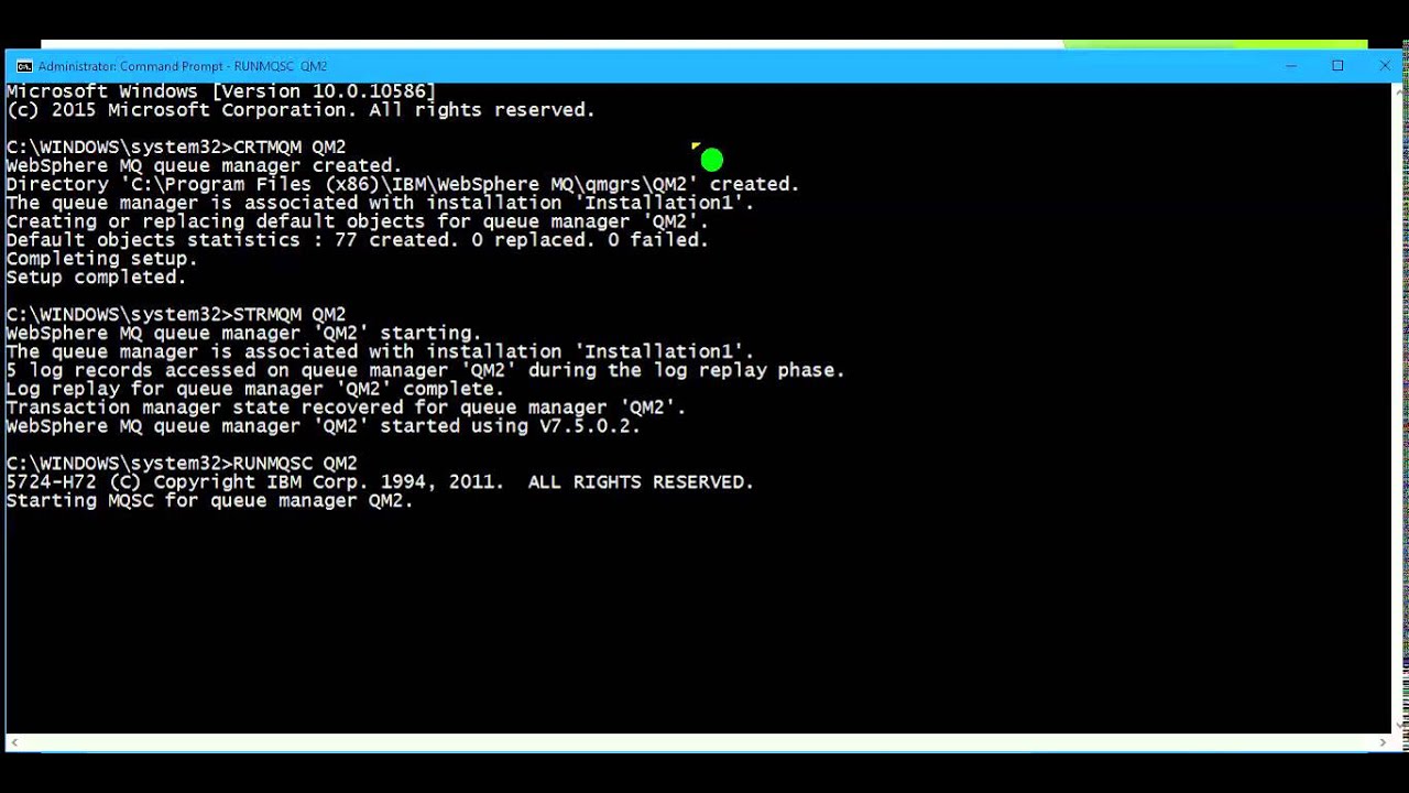 Creating IBM WebSphere MQ Point to Point Messaging Set-up | Messaging and Queuing