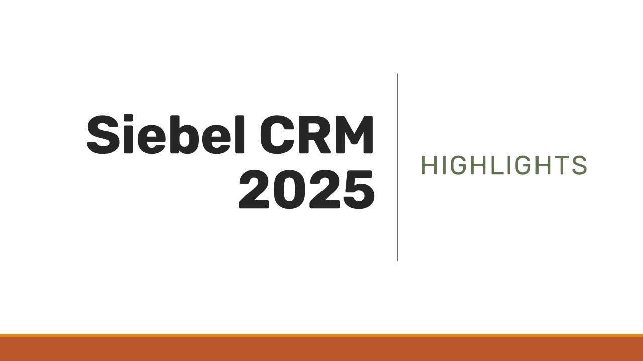 Siebel 2025 Highlights
