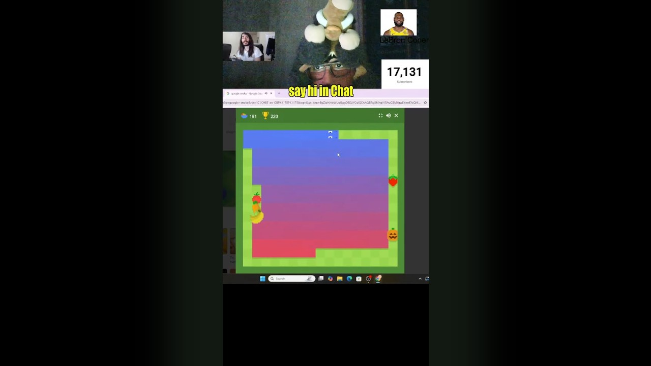 Playing Snake game to make WORLD RECORD!