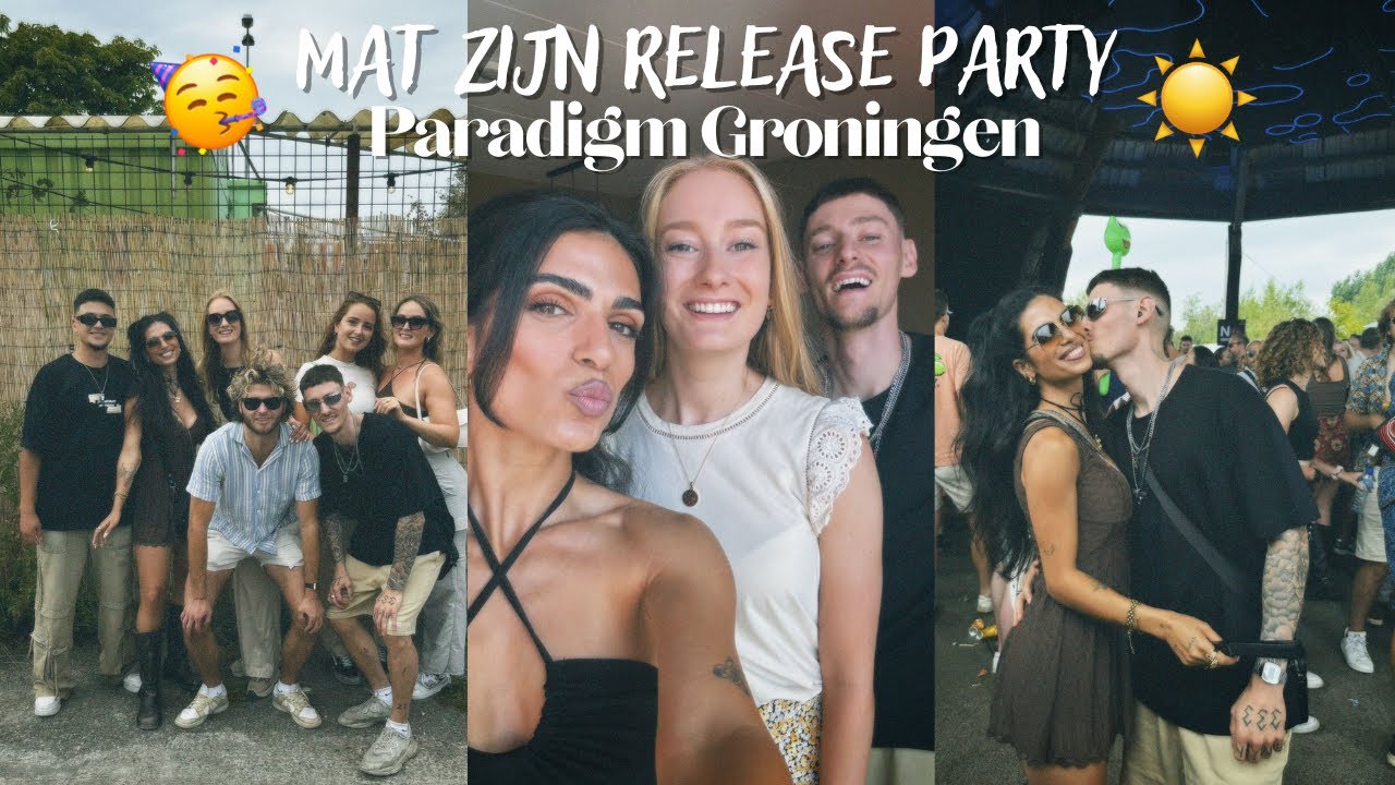 Release party, Paradigm festival & picknick at the park 💃🪩 - Ipek Steenbeek vlog #159