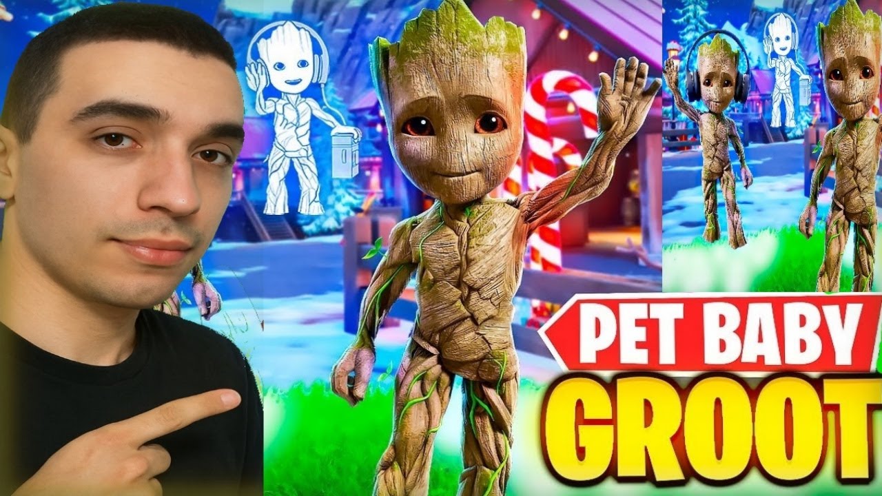 🎮 PET GROOT  FORTNITE 🔴CAPITULO 7: TEMPORADA 1🎁UseCODE: MAFIATA🙏