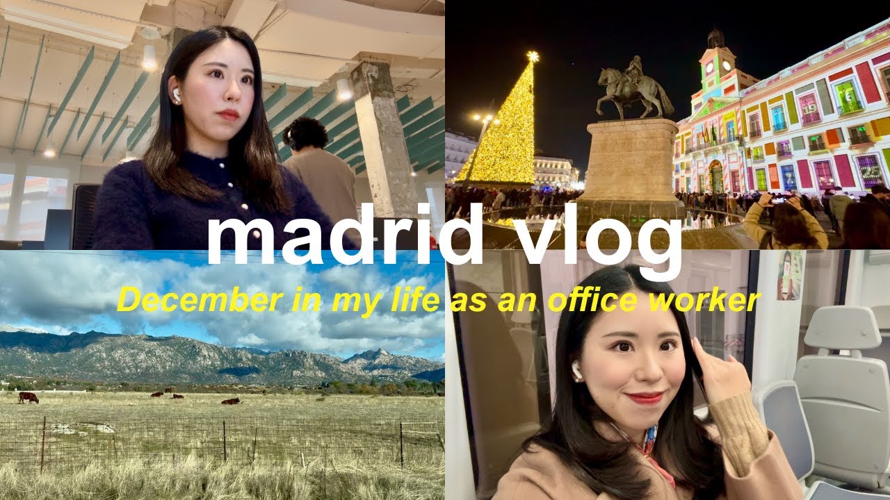 【Madrid vlog🇪🇸】28歳会社員の駆け抜けた12月/クリスマスシーズン/セゴビア観光