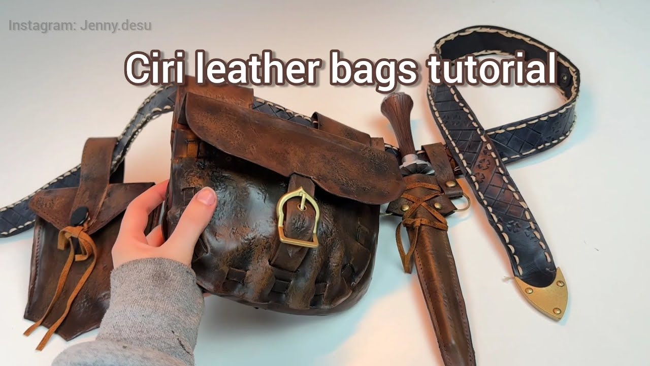 Ciri pouches cosplay tutorial - The Witcher