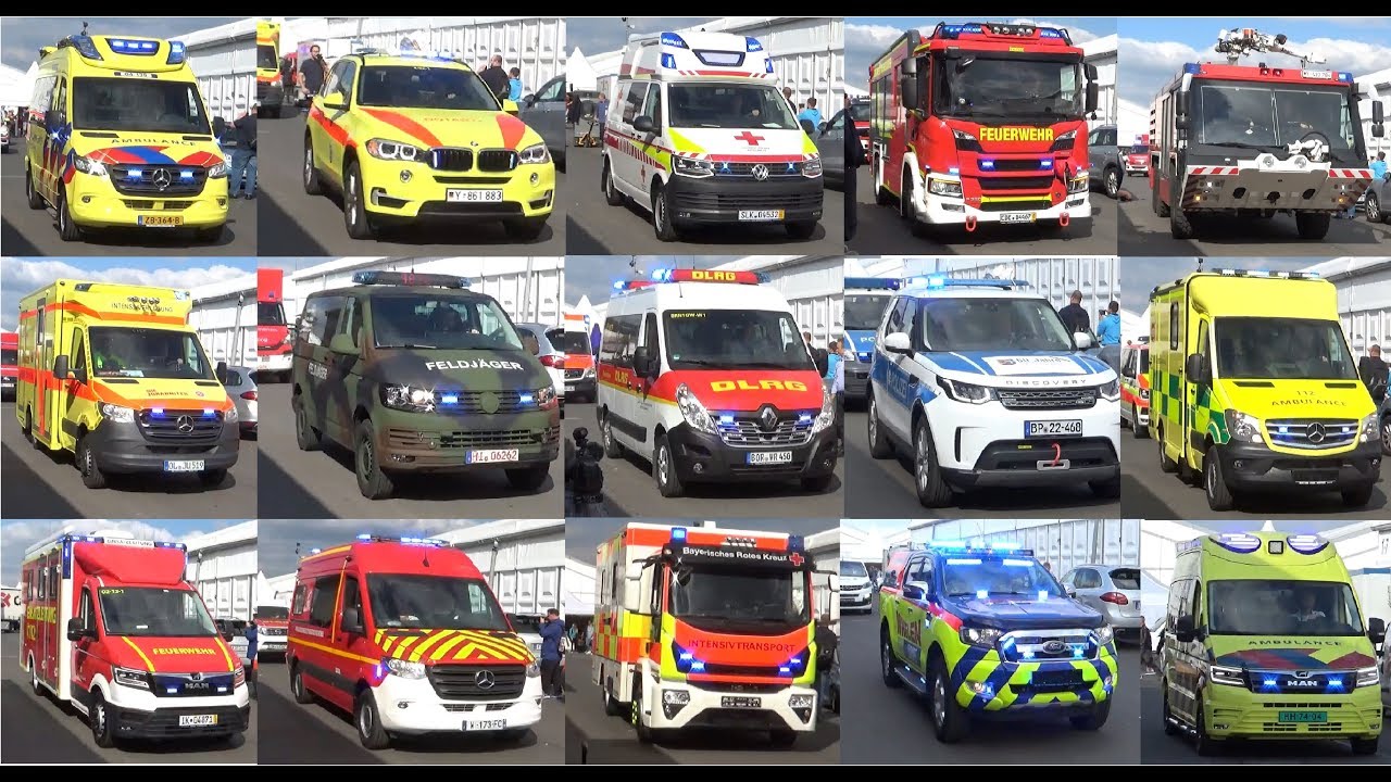 [Airhorn/Howler] Abschlusscorso Rettmobil in Fulda 2019