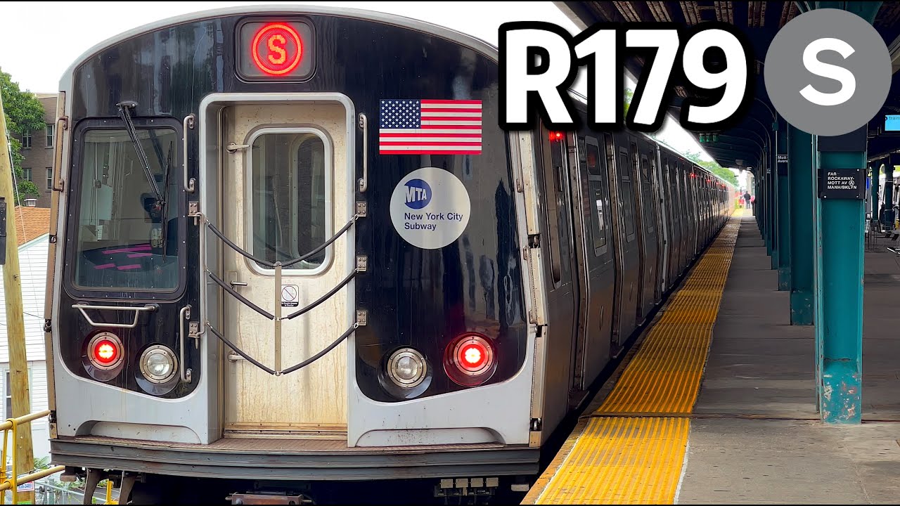 ⁴ᴷ⁶⁰ R179s Operating in Rockaway Park - Far Rockaway 