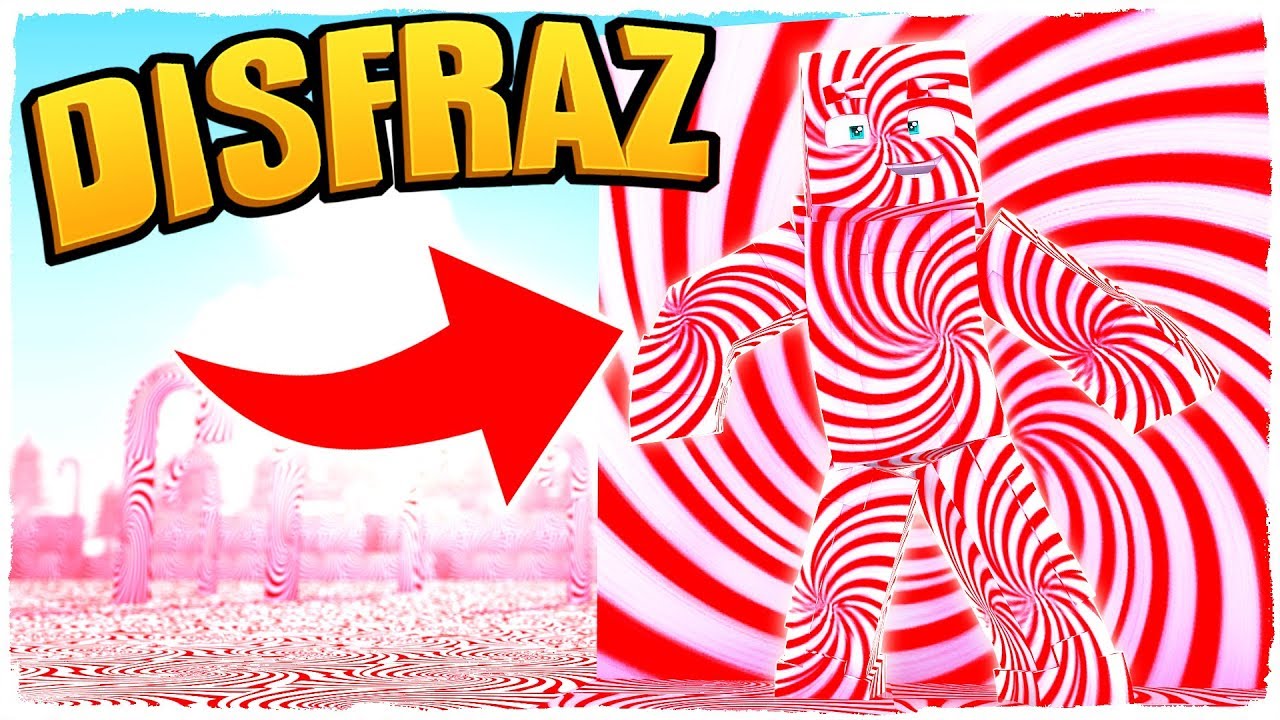 👉 ¡ME DISFRAZO DE CARAMELO! - MINECRAFT