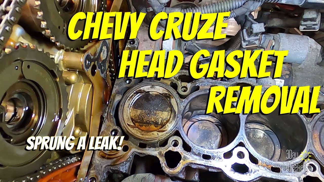 Часть 1 из 2 — Chevy Cruze — Неисправная прокладка головки блока цилиндров — Как снять и заменить.