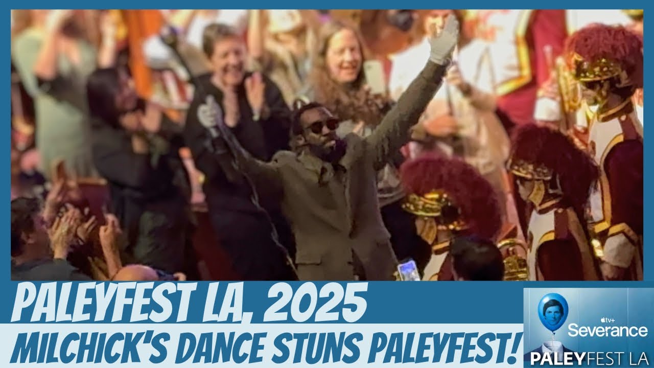 Tramell Tillman Shocks PaleyFest with Milchick’s Severance Choreography & Merriment!