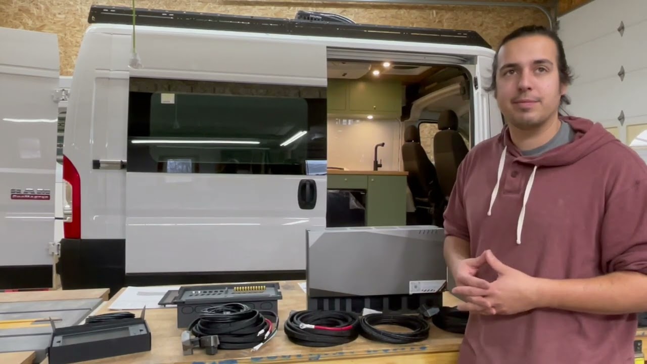 DIY campervan electrical installation (Ecoflow Powerkit)
