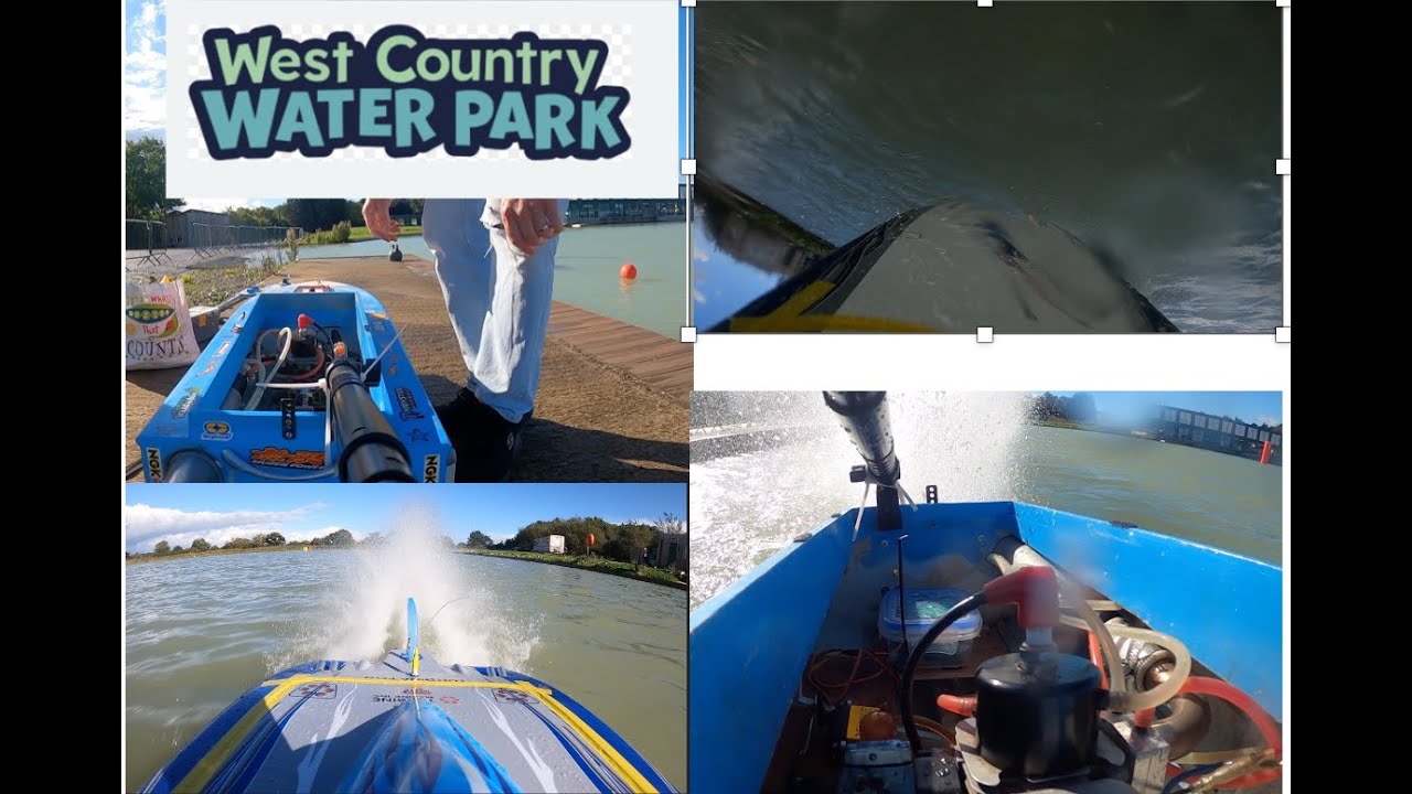 BRISTOL WEST COUNTRY WATERPARK Rc Boats TFL ZONDA FLIP CRASH!!!!!