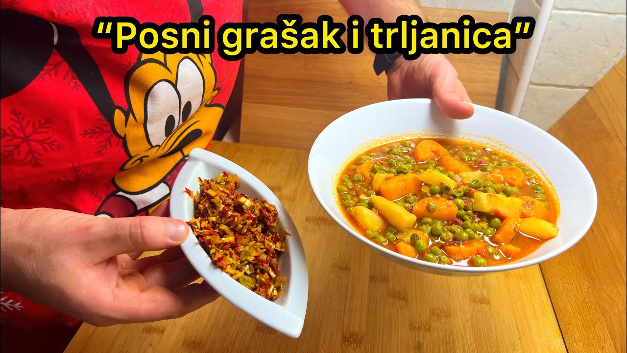 Posni GRAŠAK bolji nego mrsni! Ručak za celu porodicu za 500 dinara… *** TRLJANICA GRATIS***