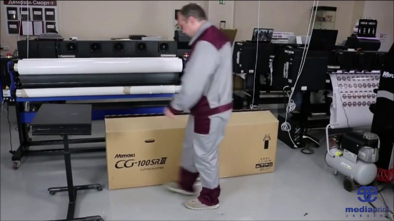 Инструкция по запуску и настройке режущего плоттера  Mimaki CG-60-100-130SRIII