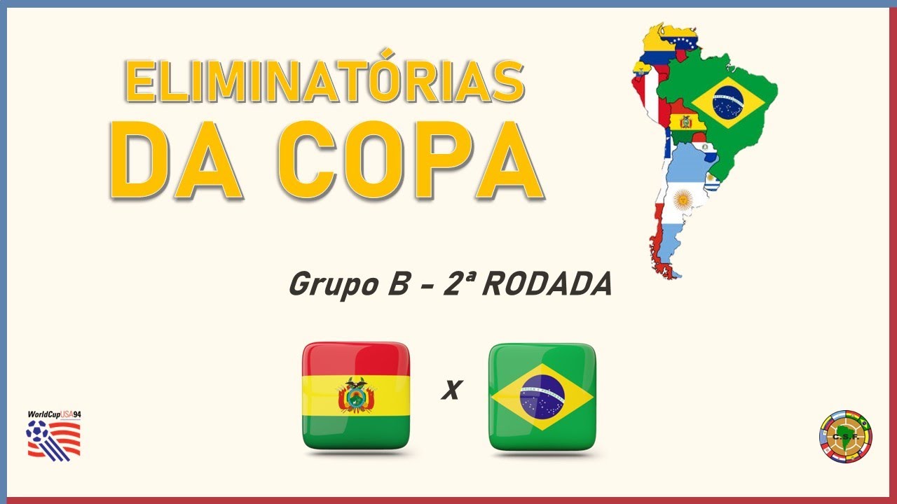 Bolívia x Brasil | Eliminatórias da Copa do Mundo de 1994 - Grupo B - 2ª Rodada