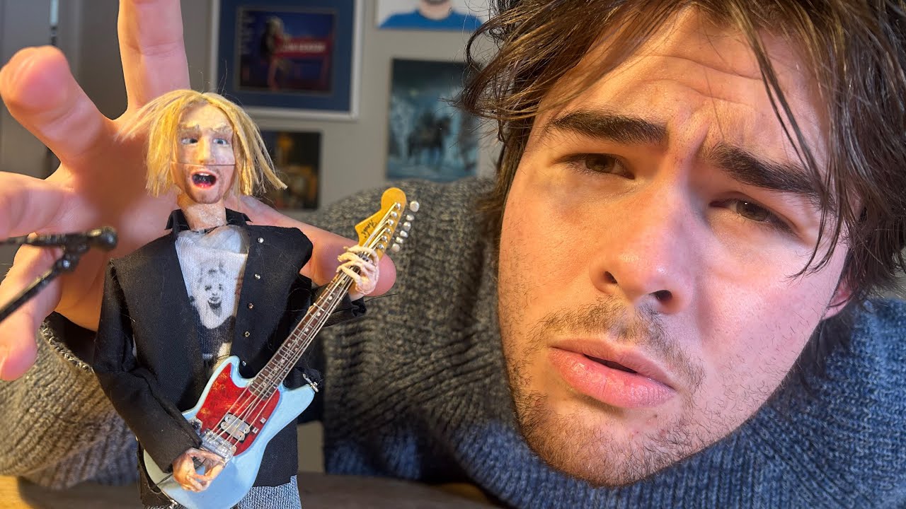I Made a Kurt Cobain Stop Motion Puppet