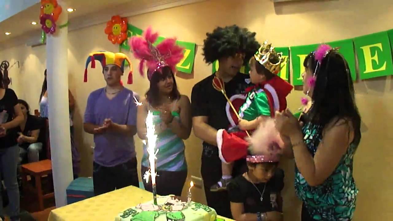 Salón Evaristo´s; Cumple 2 de Mateo: Ceremonia de La torta