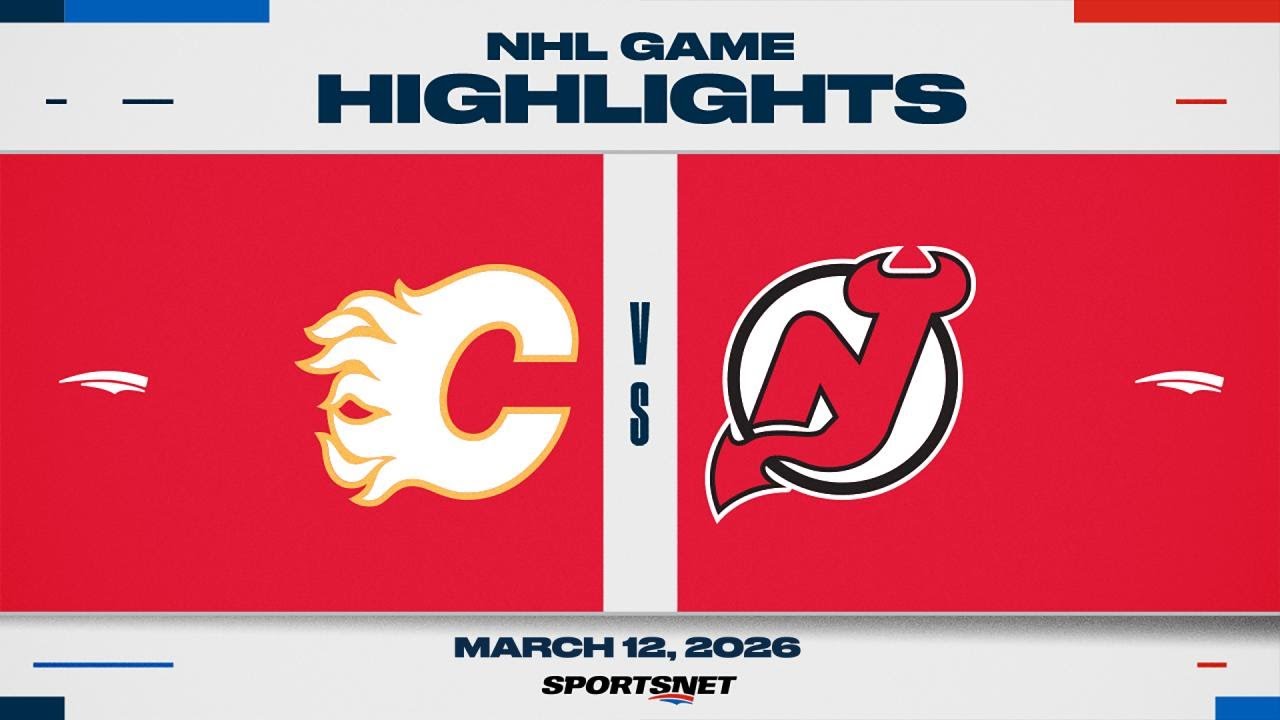 NHL Highlights | Flames vs. Devils - March 12, 2026