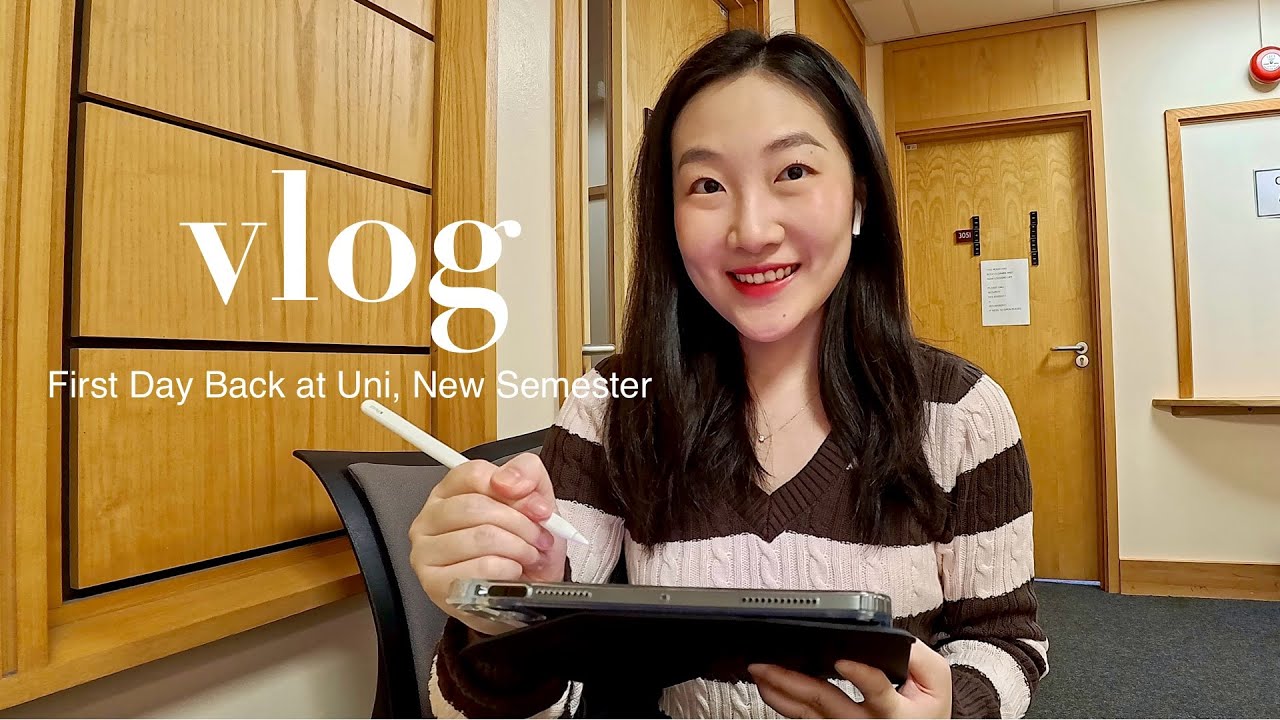 英國留學vlog｜新學期開學第一天🎒上課買菜做飯日常🍳