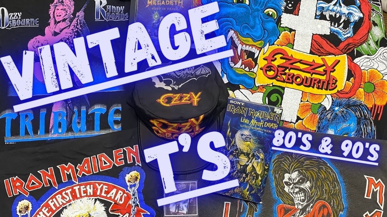 My Vintage Concert T Shirts from the 80's and 90's