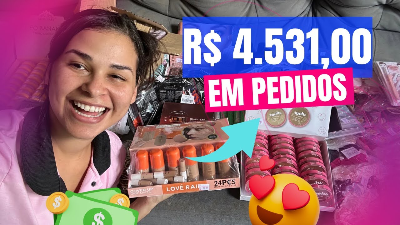 ABERTURA DE CAIXAS PARA MINHA LOJA DE MAQUIAGEM E ACESSÓRIOS| Contei o preço de tudo! 💰
