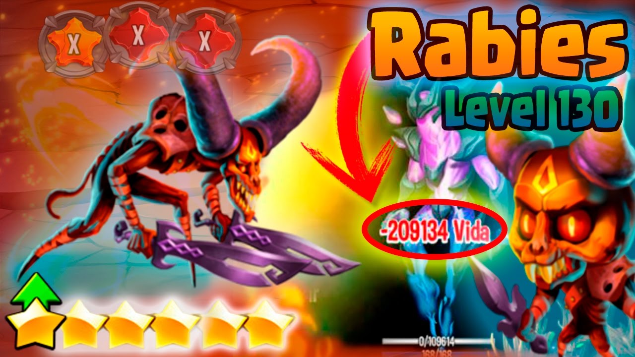 Monster Legends: Super Mega Rabies - Level 1 to 130 + Combat | SORTEO😏