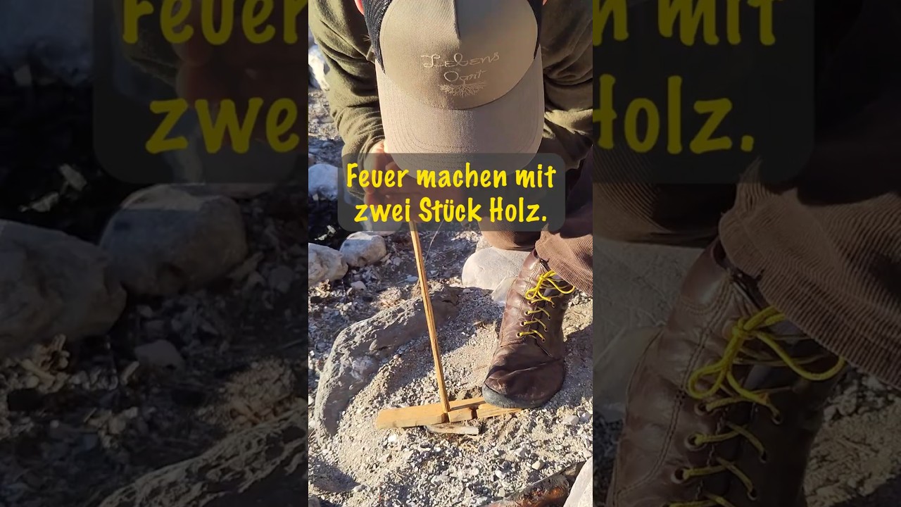 Feuer mit zwei Holzst&uuml;cken? So geht&rsquo;s!