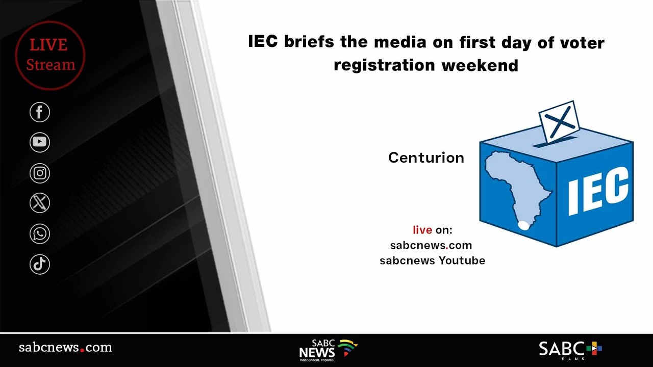 IEC briefing on the first day of the voter registration weekend