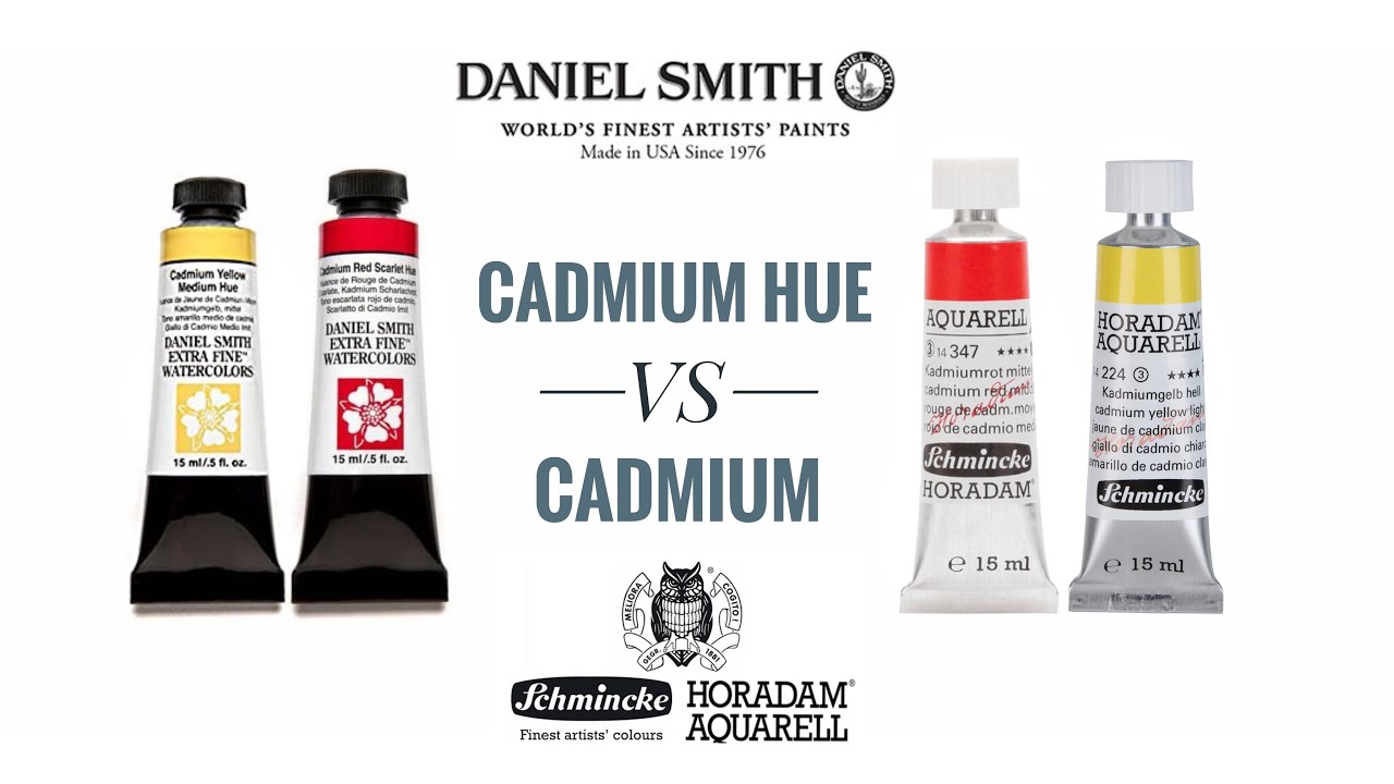 Daniel Smith Cadmium Hues Vs Schmincke Cadmium Watercolors - Which Are Better?