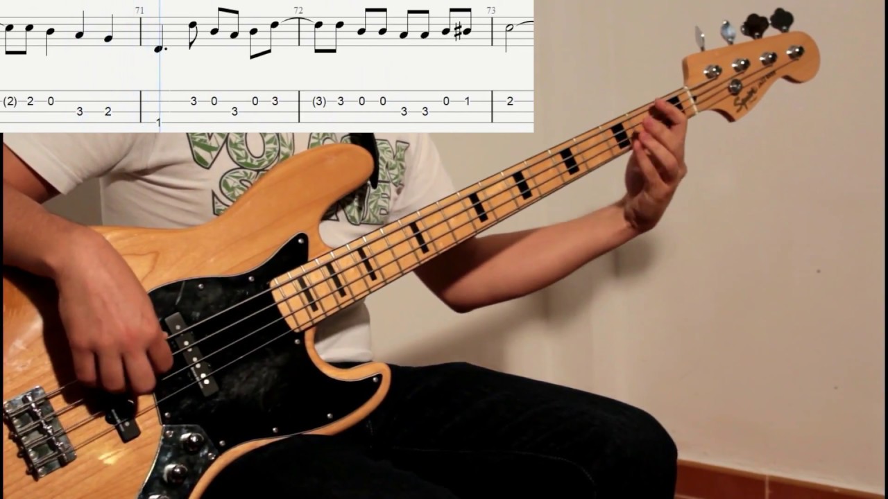 Los Ronaldos - No puedo vivir sin ti (Bass cover con tabs)