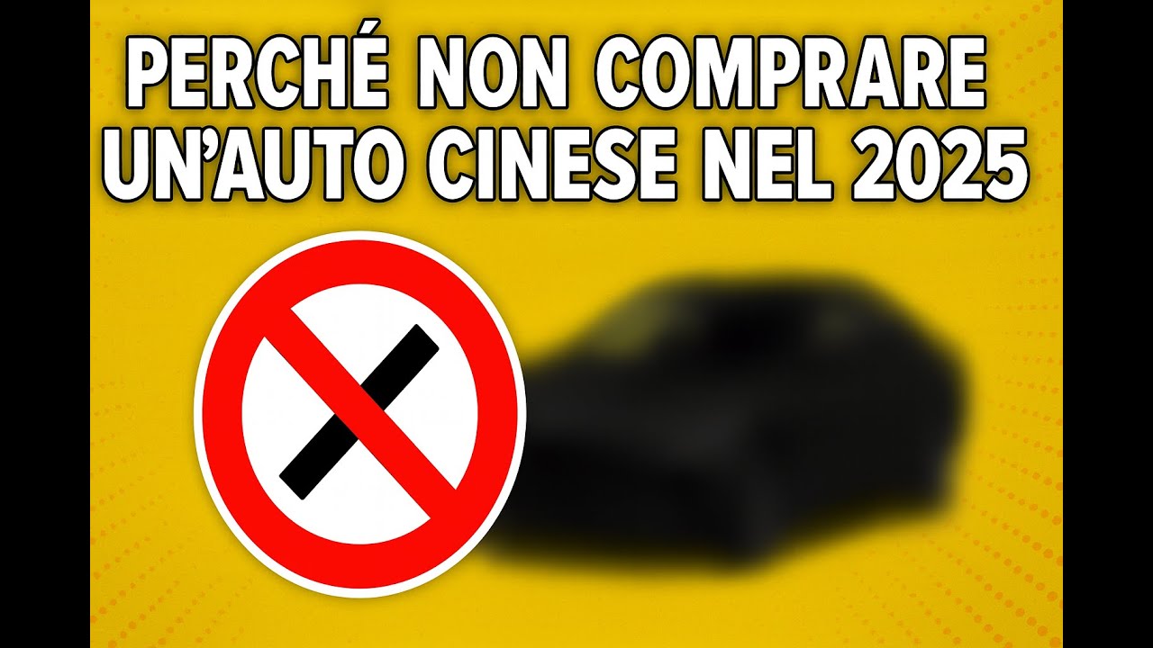 AUTO CINESI 2025: il lato OSCURO che nessuno ti dice!
