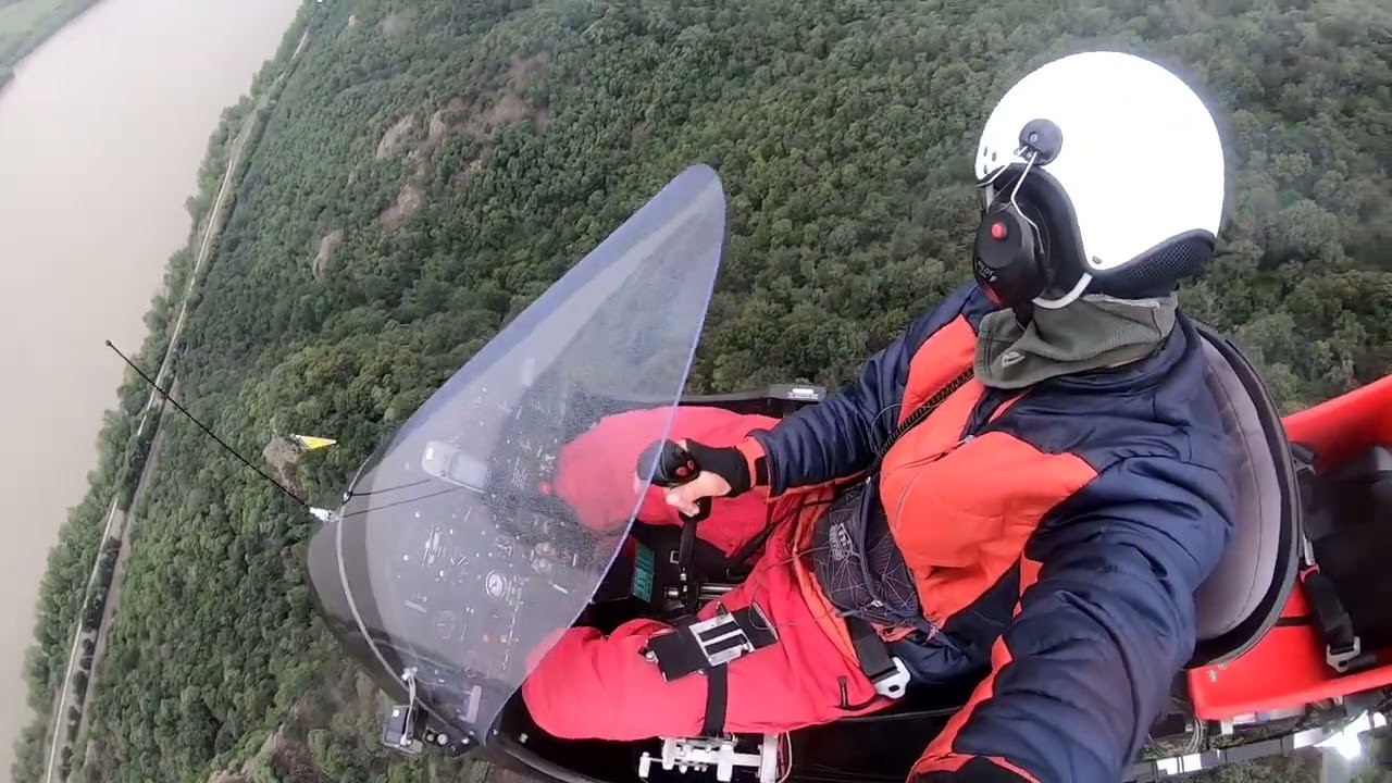 Gyrocopter Idle Power Soaring