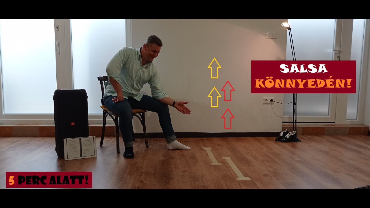 Salsa kezdőknek egyszerűen (alaplépés előre-hátra) #3