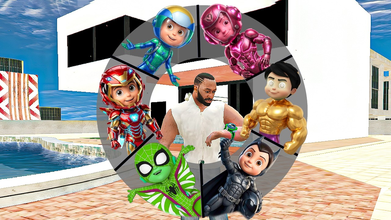 Franklin Playing As EVERY VIR AVENGERS SUPERHERO in INDIAN BIKE DRIVING 3D