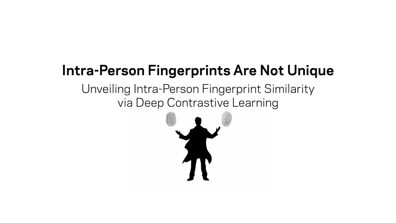 AI Learns to Correlate a Person's Unique Fingerprints