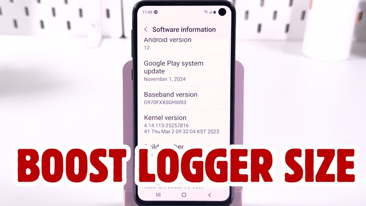 How to Increase Samsung Phone Logger Buffer Size for Better Performance