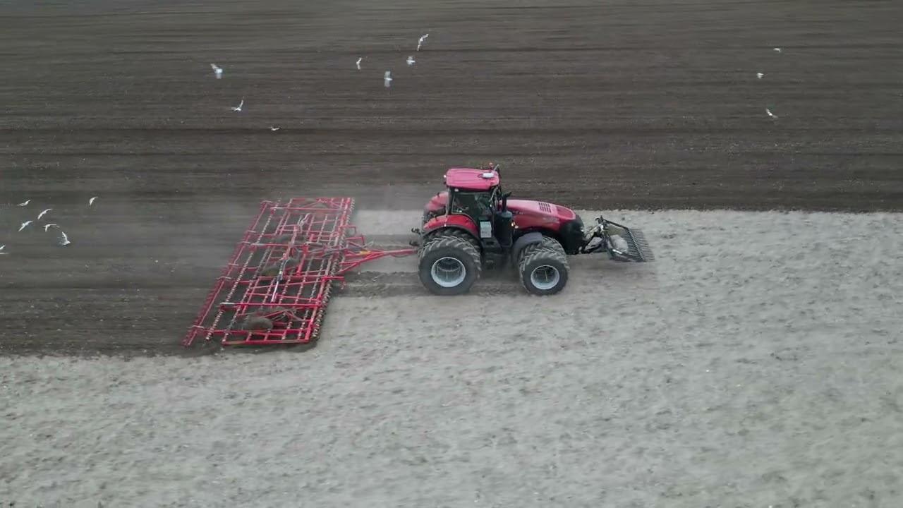 Såning af vårbyg wedellsborg 2023