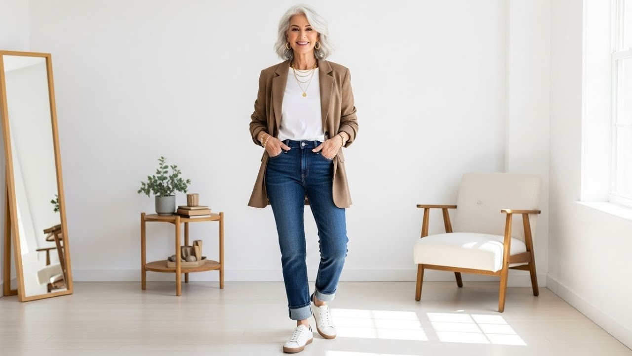 Fashion for Mature Women 50+ | Simple Sophisticated Outfit Combinations