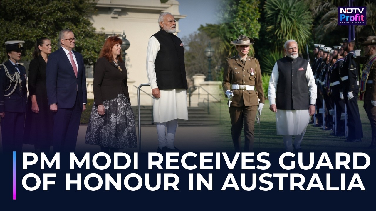 Watch: PM Modi Receives Guard Of Honour In Melbourne, Meets Anthony Albanese