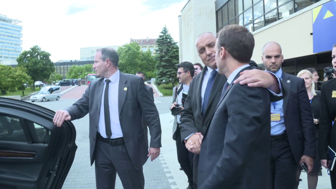 Бойко Борисов изпраща френския президент Еманюел Макрон