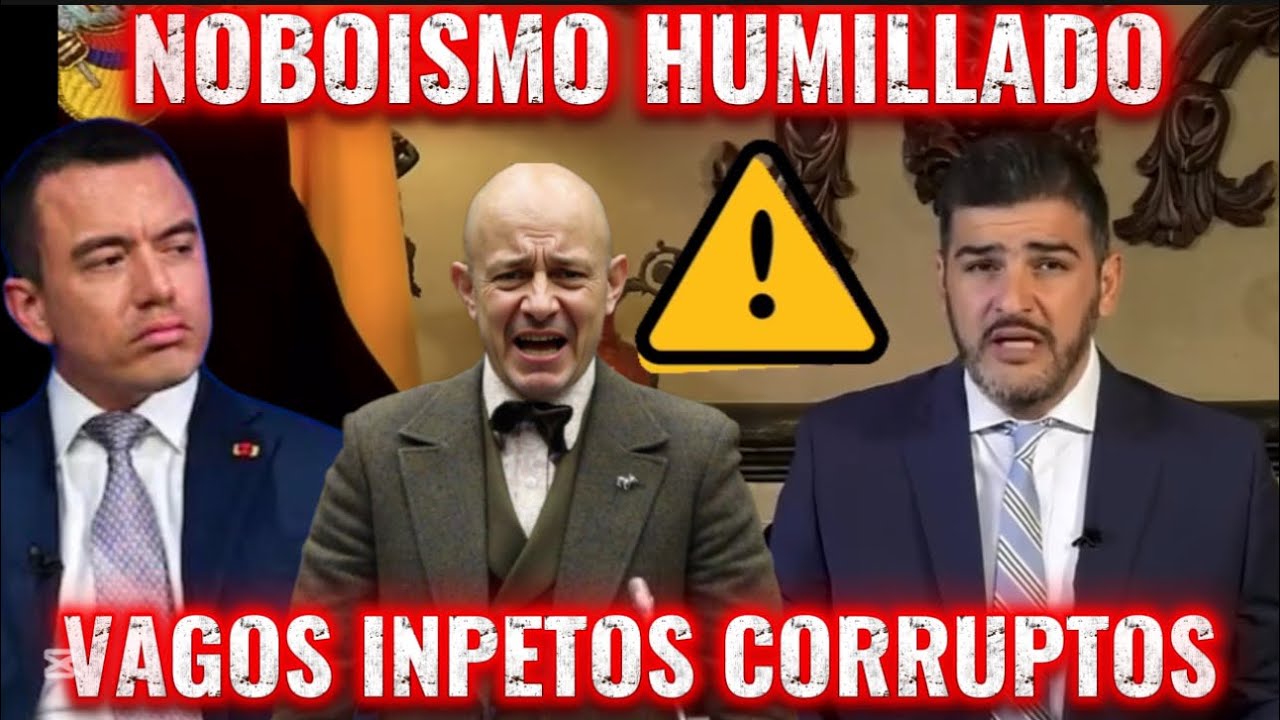 AQUILES HUMILLA A NOBOA Y LE CANTA SUS VERDADES